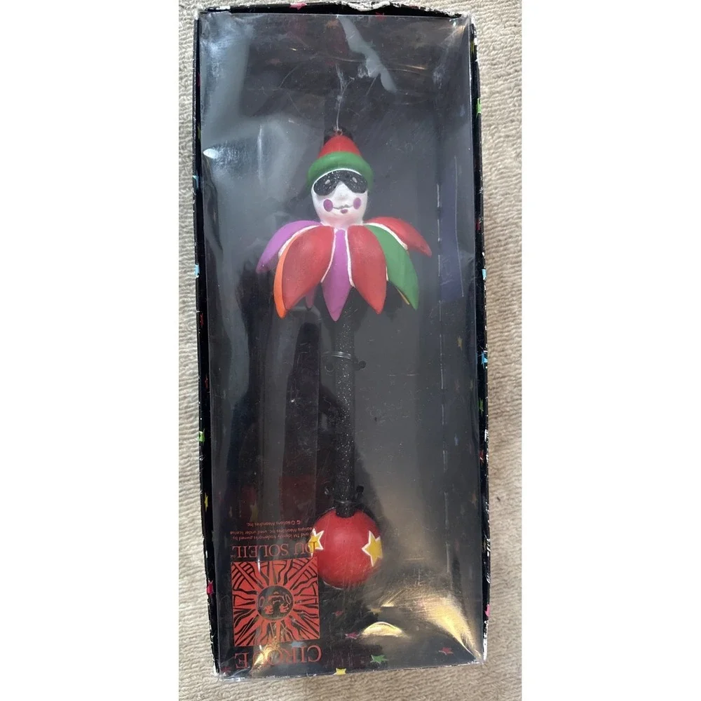 cirque du soleil clown on a ball - by department 56 New in Box. last One.